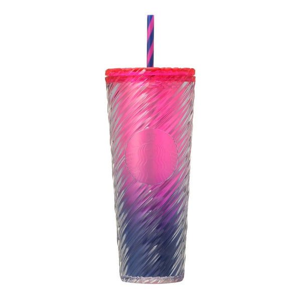 Starbucks Halloween 2024 Logo Cold Cup Tumbler Gradient Pink 710ml
