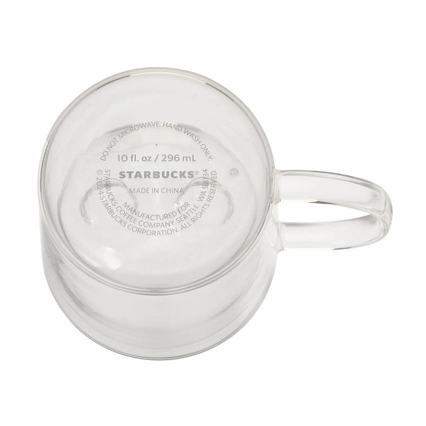 Starbucks Halloween 2024 Double Wall Glass Mug Clear 296ml