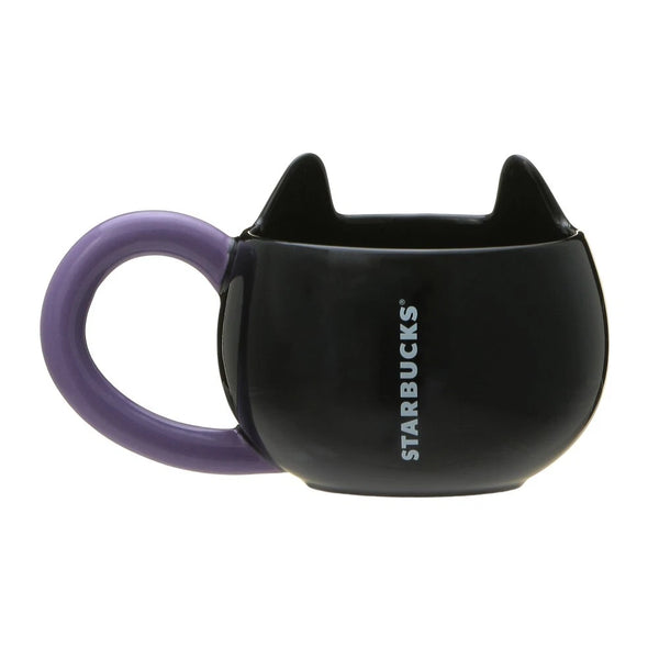Starbucks Halloween  Color Changing Mug Witch Cat Black 355ml