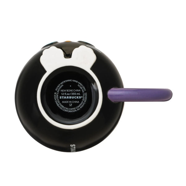 Starbucks Halloween  Color Changing Mug Witch Cat Black 355ml