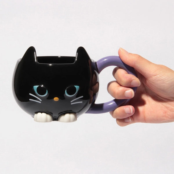 Starbucks Halloween  Color Changing Mug Witch Cat Black 355ml