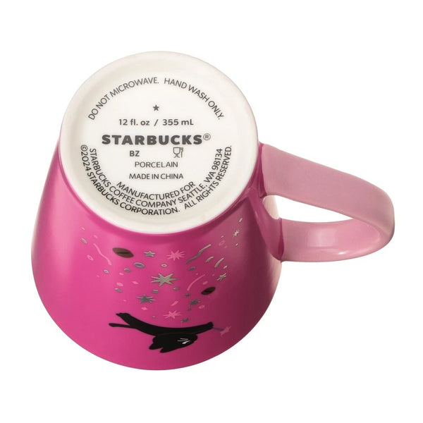 Starbucks Halloween 2024 Color Changing Mug Pink 355ml
