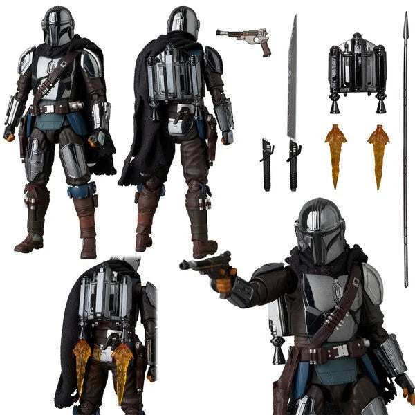 MAFEX No.256 The Mandalorian Chrome Ver. Action Figure