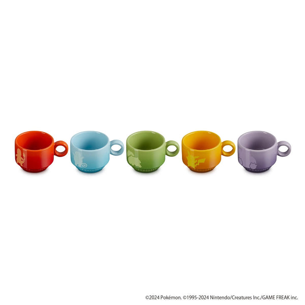 Le Creuset × Pokemon Stacking Mug Set of 5