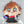 Load image into Gallery viewer, Persona 3 Portable Hamuko Plush Mascot Keychain P3P 30th Anniversary
