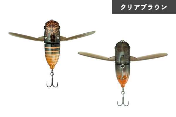 JACKALL SUISEN Soft Wing Material Topwater Cicada Lure 43 mm 5g bass fishing