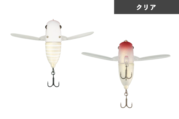 JACKALL SUISEN Soft Wing Material Topwater Cicada Lure 43 mm 5g bass fishing