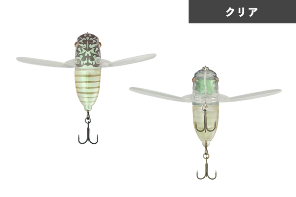 JACKALL SUISEN Soft Wing Material Topwater Cicada Lure 43 mm 5g bass fishing