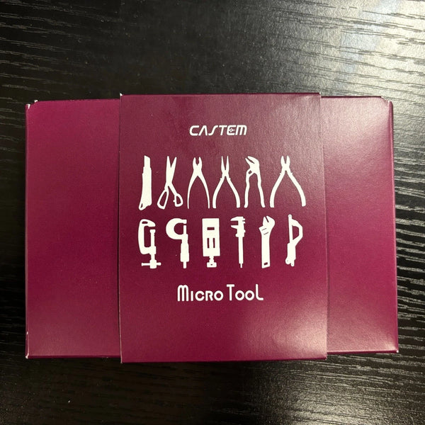 12 Types Micro Tool Set Miniature Collectibles Attaché Case Dad Gift