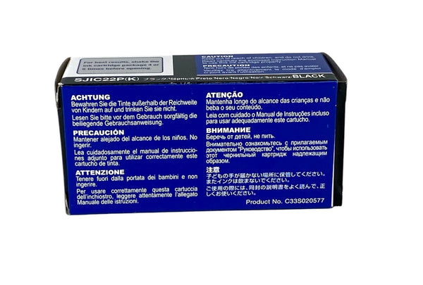 Epson SJIC22PK Black Ink Cartridge