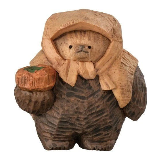 Masao Takahata Woodcarving Style Bear Figure Collection Complete 5 Set