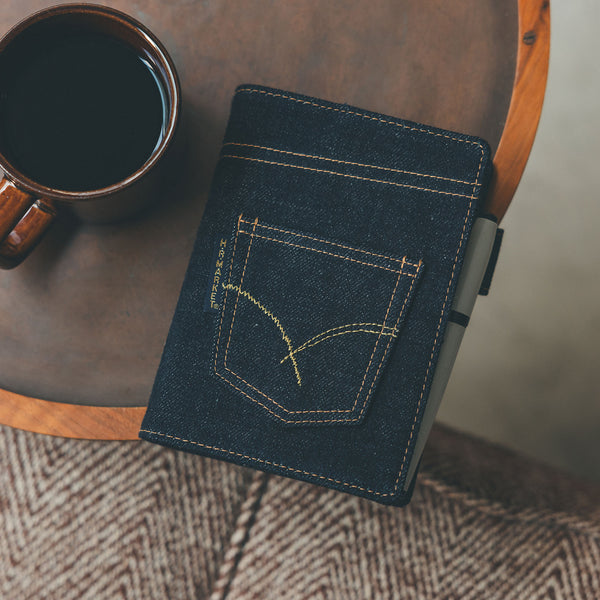 Hobonichi Hollywood Ranch Market Indigo Jeans Pocket A6 Cover