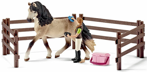 Schleich Grooming Playset – Andalusian Horse Model 42270