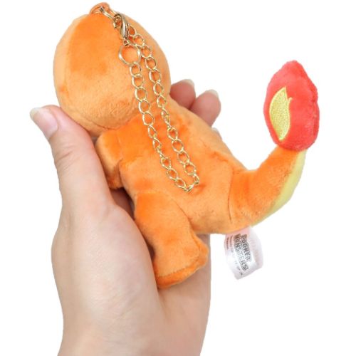 Pokmon Sanei Boeki Mini Plush Ball Chain Mascot Charmander Soft Keychain Plush