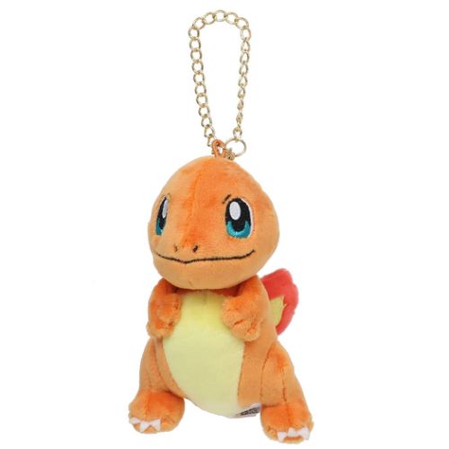 Pokmon Sanei Boeki Mini Plush Ball Chain Mascot Charmander Soft Keychain Plush