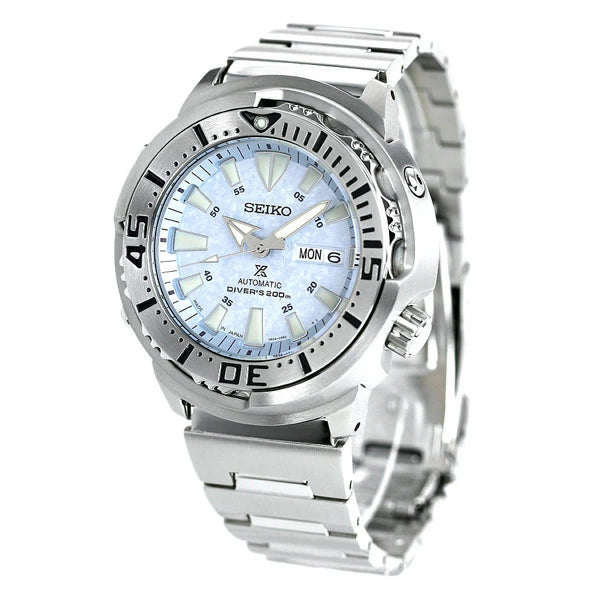 SEIKO Prospex Baby Tuna Monster Diver Scuba SBDY053 200M Ice blue Watch