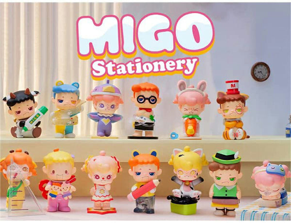 POPMART MIGO Stationery Series Blind Box Figure Collectible Toy