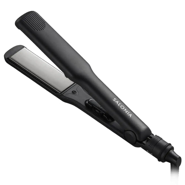 SALONIA Wide Plate Hair Straightener Flat Iron 35mm