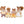 Load image into Gallery viewer, Calico Critters Walnut Squirrel Family FS-17 Figure Set
