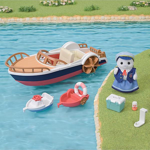 Sylvanian Families Seal Captain’s Exciting Boat Set