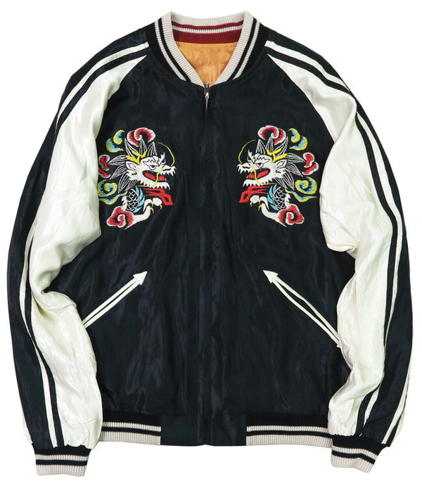 Tailor Toyo TT15682-119 Reversible Acetate Satin Sukajan Jacket