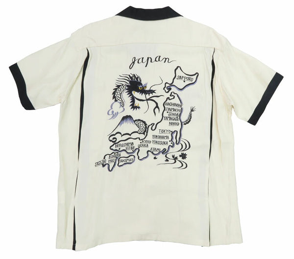 Tailor Toyo TT39303 Short Sleeve Embroidered Bowling Shirt