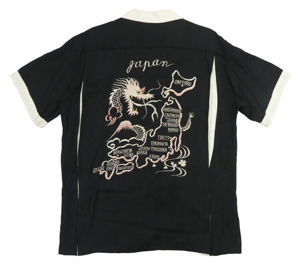 Tailor Toyo TT39303 Short Sleeve Embroidered Bowling Shirt