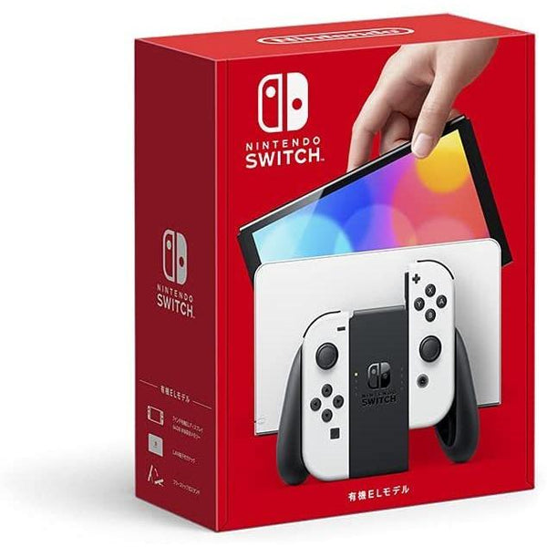 Nintendo Switch OLED Model White Console HEG-S-KAAAA Joy Con Set