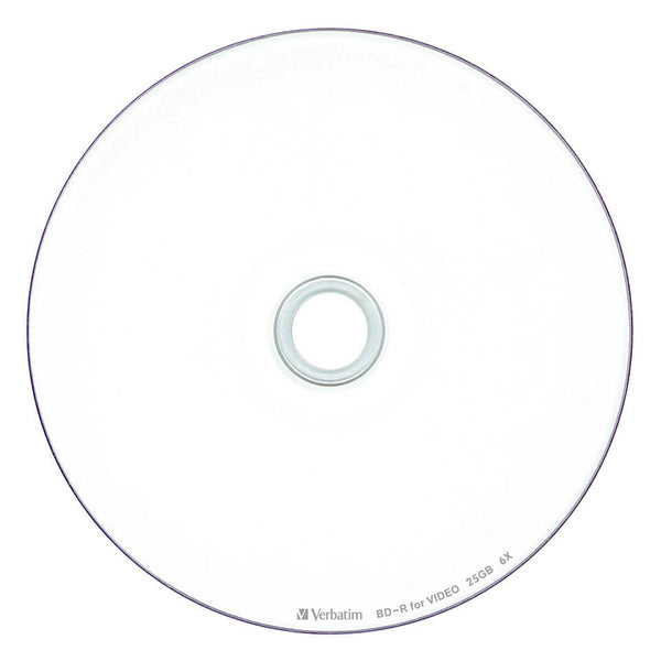 Verbatim BD-R 25GB Blu-ray Disc 1-6x 50-Pack