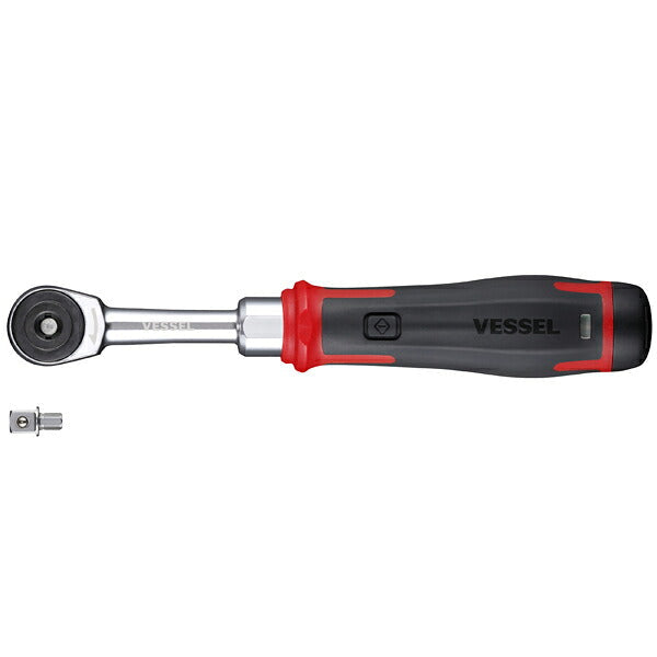 VESSEL 400ER3 Cordless Electric Ratchet Wrench 3/8" Slim USB Rechargeable Driver Tool