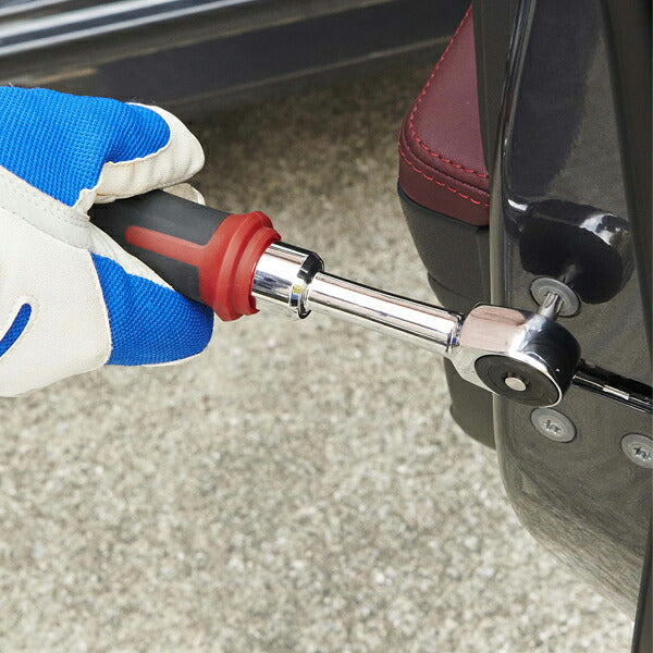 VESSEL 400ER3 Cordless Electric Ratchet Wrench 3/8" Slim USB Rechargeable Driver Tool