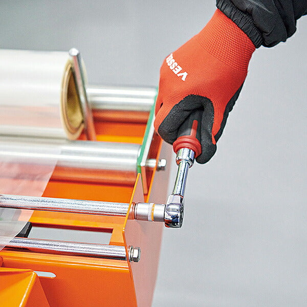 VESSEL 400ER3 Cordless Electric Ratchet Wrench 3/8" Slim USB Rechargeable Driver Tool