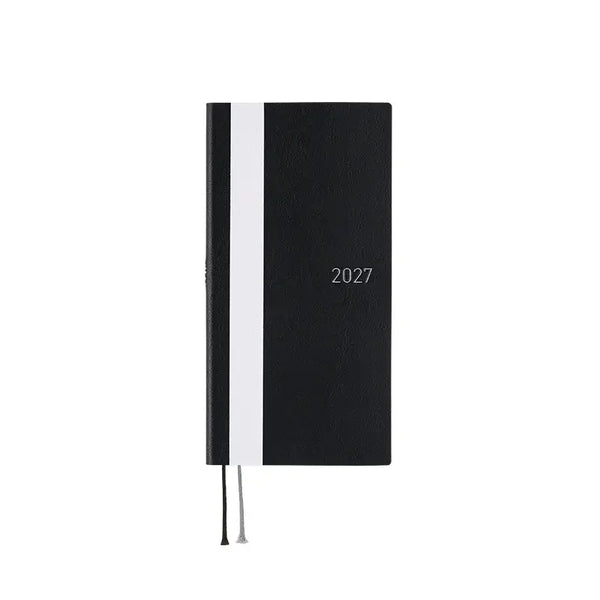 Hobonichi Techo Weeks 2027 White Line Black Planner