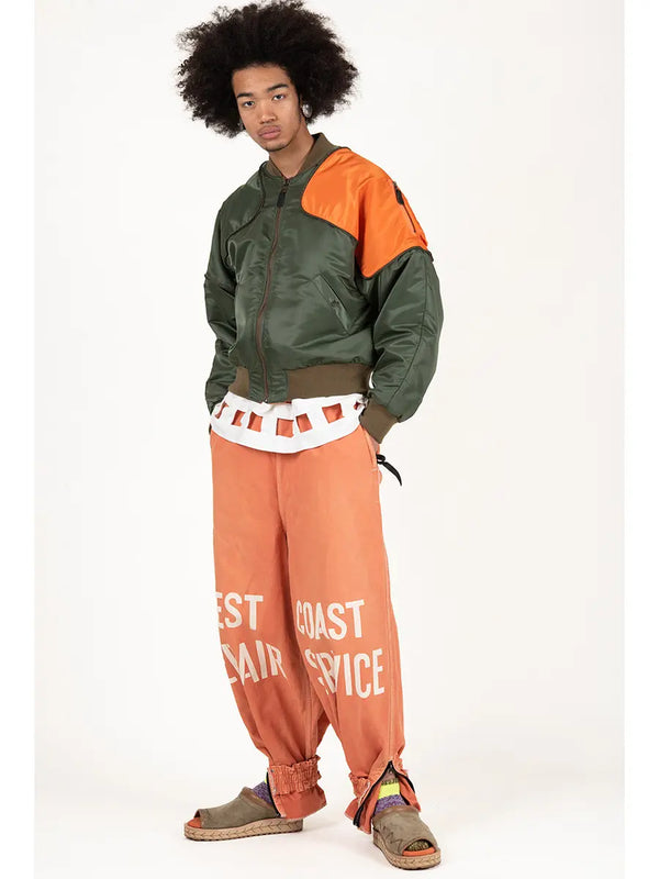 Kapital west Thin Canvas Repairman Track Pants