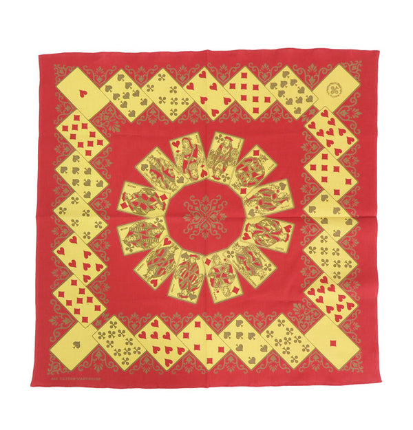WAREHOUSE Selvedge WH5240 Playing card Print  Bandana