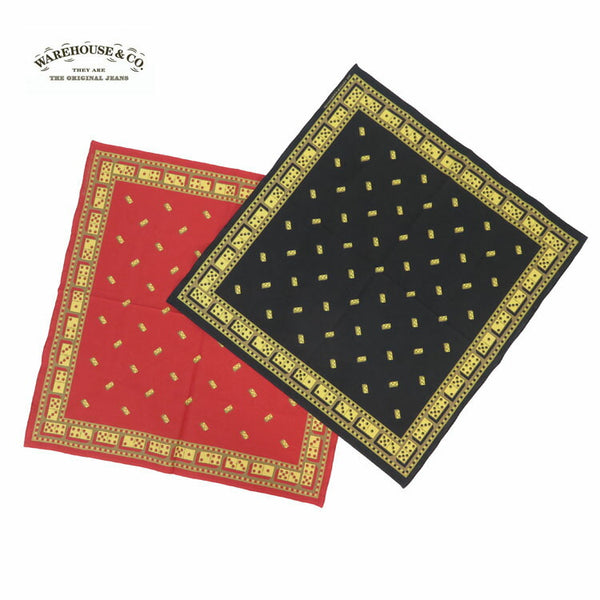 WAREHOUSE Selvedge WH5241 Dice Pattern Bandana