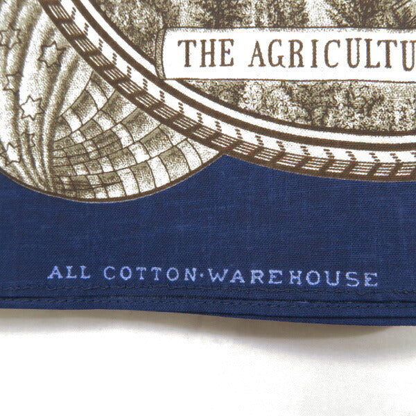 WAREHOUSE Selvedge Memorial Hall Vintage Print WH5246 Bandana