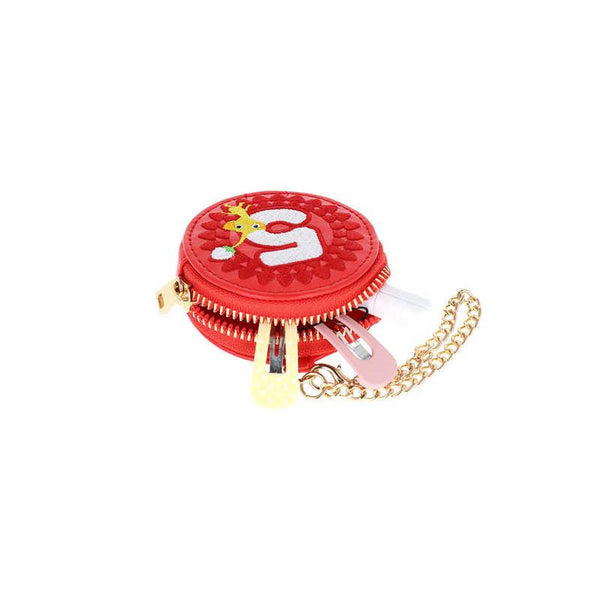 Sun-Star Stationery Pikmin Charm Mini Pouch – Red Pellet Design