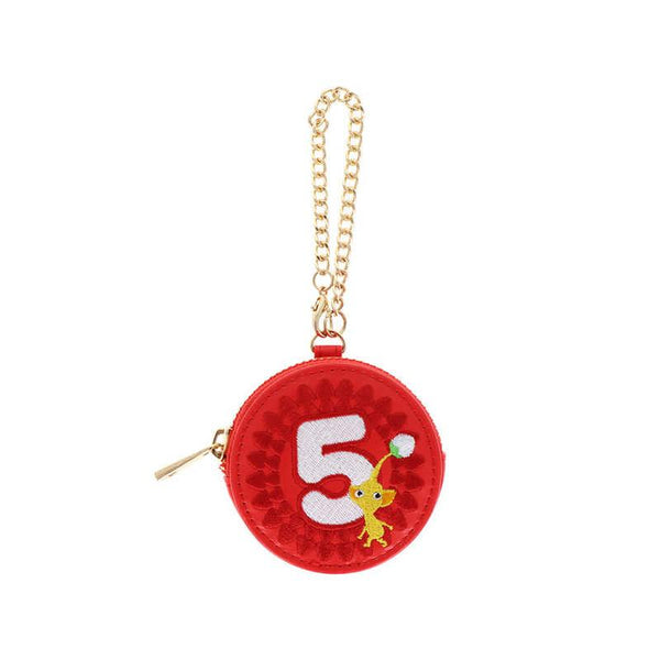 Sun-Star Stationery Pikmin Charm Mini Pouch – Red Pellet Design