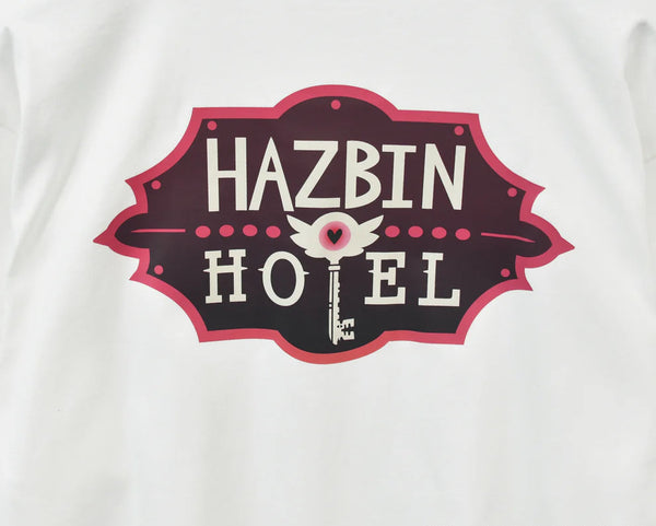 HAZBIN HOTEL Logo T-Shirt White