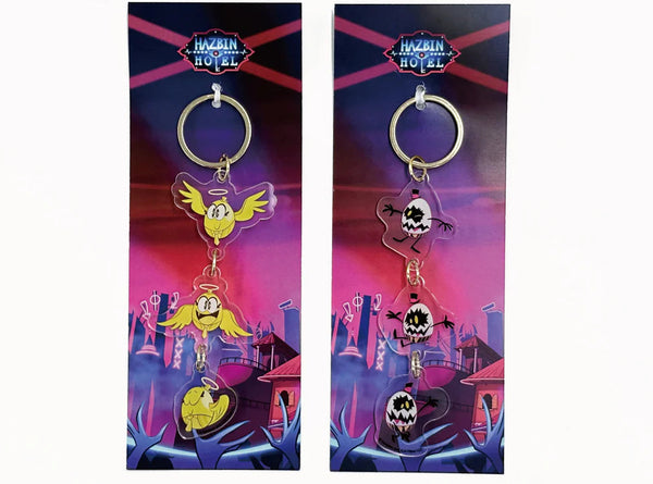 Hazbin Hotel Triple Acrylic Keychain [Pre-order]