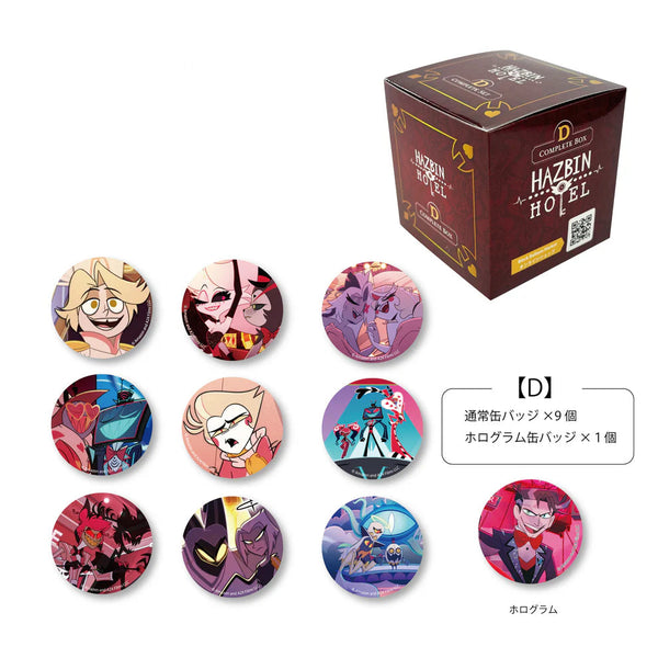 Hazbin Hotel Complete Button Badge Box Set [Pre-order]