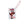 Load image into Gallery viewer, Hazbin Hotel Alastor Playing Card Acrylic Stand &amp; Keychain [Pre-order]
