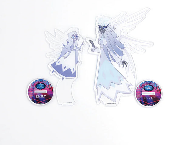 Hazbin Hotel Emily &amp; Sera Acrylic Stand Set [Pre-order]