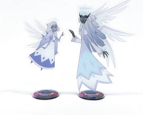 Hazbin Hotel Emily &amp; Sera Acrylic Stand Set [Pre-order]