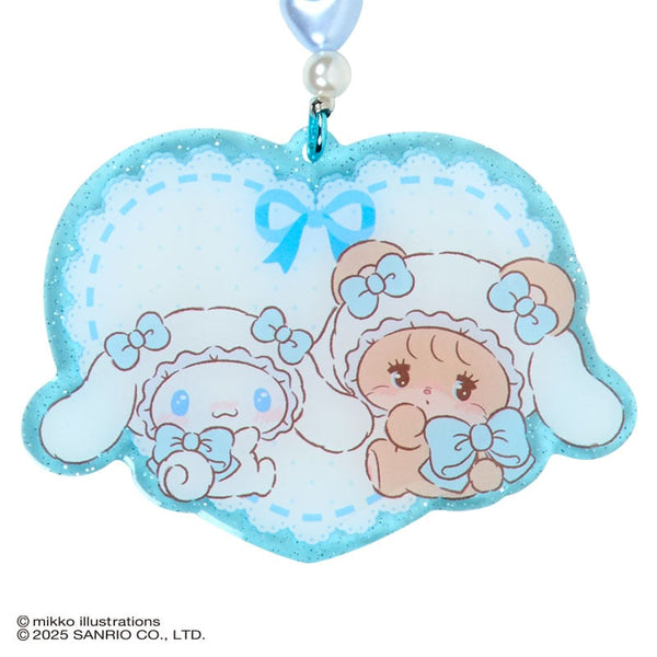 mikko Illustrations × Sanrio Cinnamoroll & Latte Acrylic Keychain