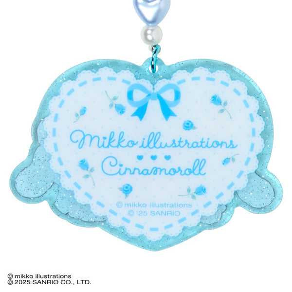 mikko Illustrations × Sanrio Cinnamoroll & Latte Acrylic Keychain