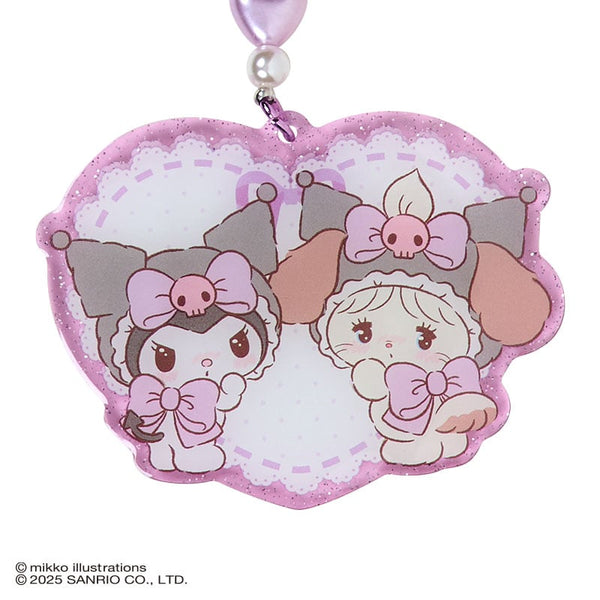 mikko Illustrations × Sanrio Kuromi & Souffle Acrylic Keychain