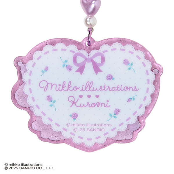 mikko Illustrations × Sanrio Kuromi & Souffle Acrylic Keychain