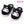 Load image into Gallery viewer, Kuromi Plush Face Indoor Slippers for Adults
